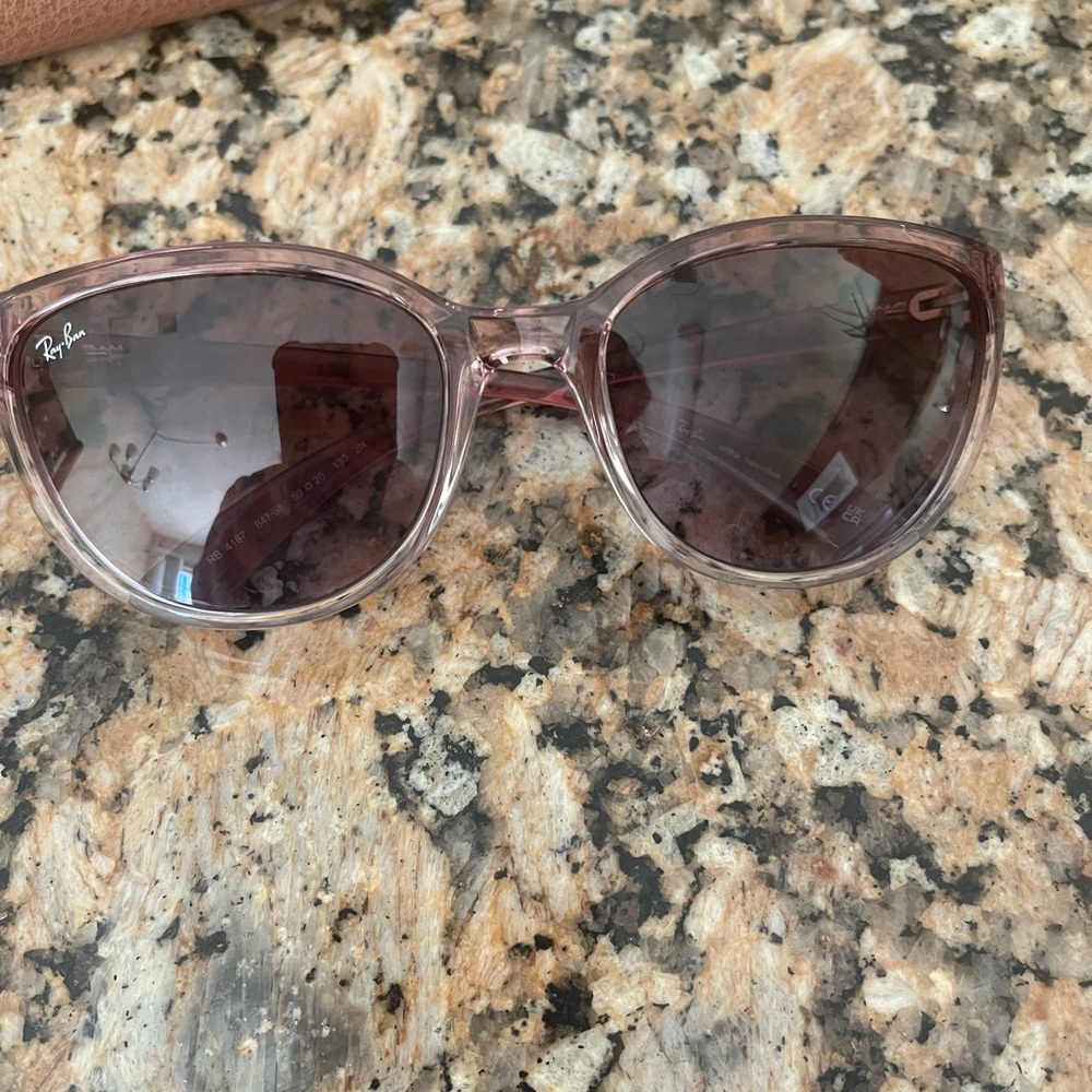 Women’s RAY BAN Pink Purple Cat Eye Sunglasses